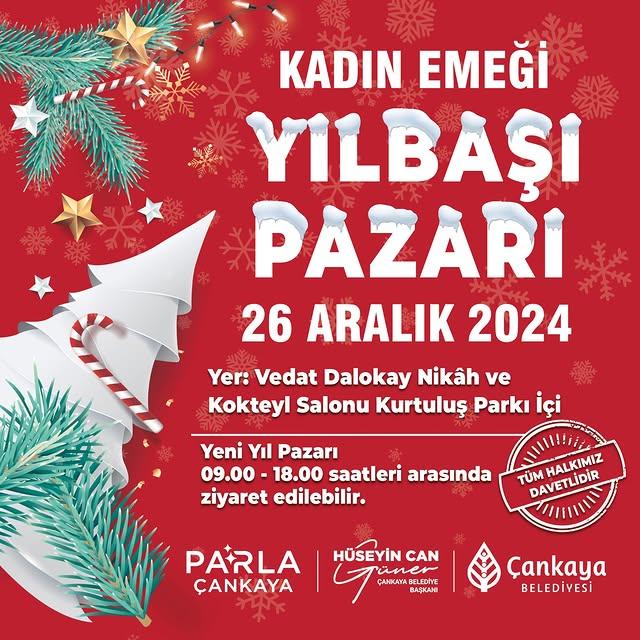 Çankaya'da Yılbaşı Pazarı Kuruluyor