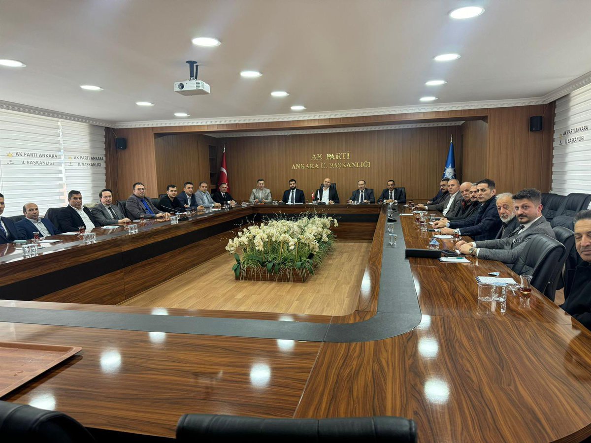 Ak Parti Ankara İl Ekonomi İşler Birim Başkanları Toplantısı