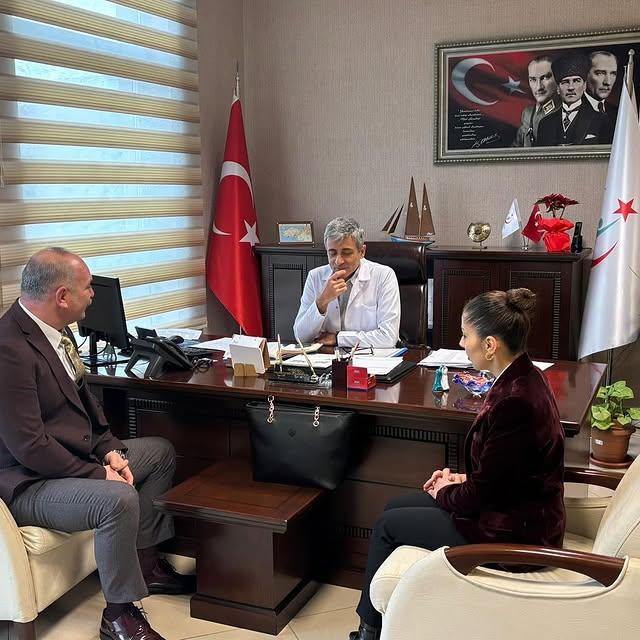 MHP İlçe Başkanı Mehmet Aşcı ve Yönetimi Polatlı Duatepe Hastanesi'ne Ziyaret Gerçekleştirdi