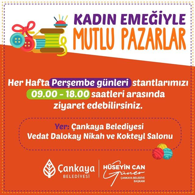Ayrancı Pazaryeri'ndeki Kadın Emeği Pazarı Yeni Mekanında Hizmet Vermeye Başladı