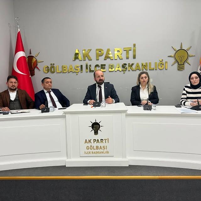 AK Parti Gölbaşı İlçe Başkanlığı Haftalık Yönetim Kurulu Toplantısını Gerçekleştirdi