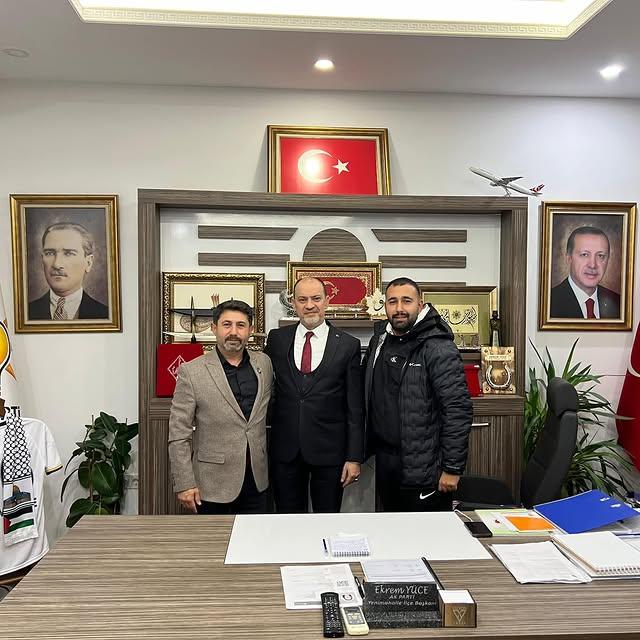 AK Parti Yenimahalle İlçe Başkanlığı, Ampute Futbol Milli Takımı Teknik Heyetine Teşekkür Etti
