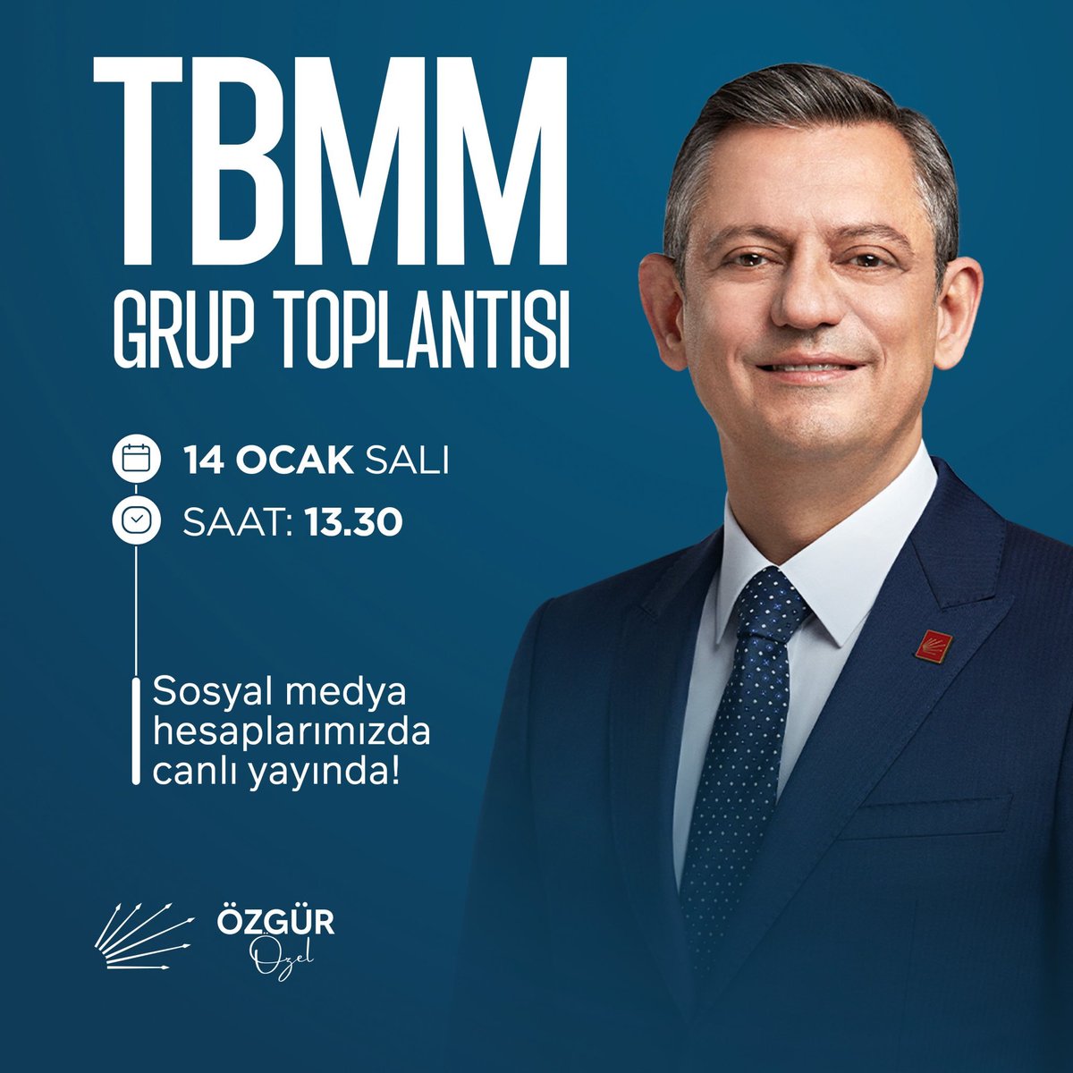 Özgür Özel, CHP Grup Toplantısında Politika ve Stratejileri Açıklayacak