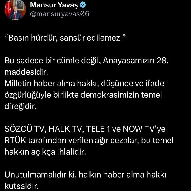 RTÜK'ten Muhalif Yayınlara Ağır Cezalar: Basın Hürriyeti Tartışması