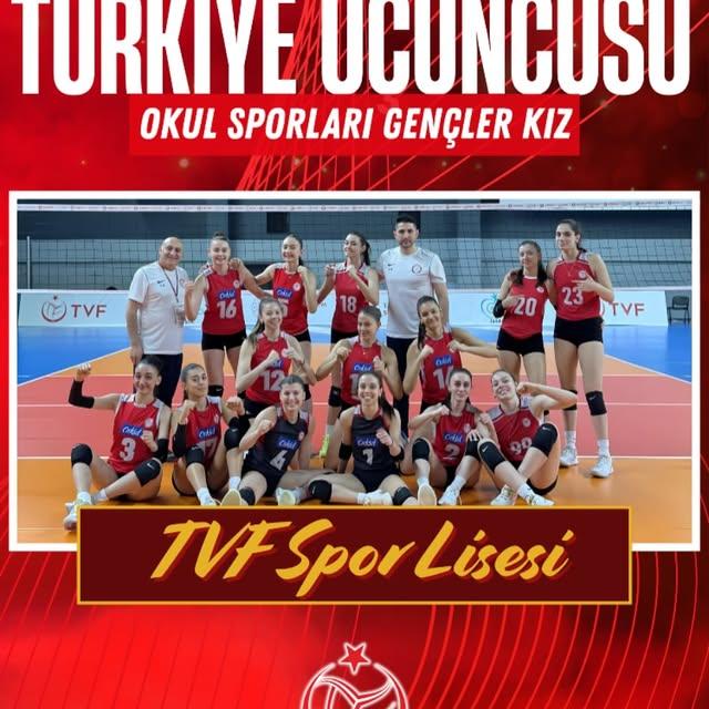 Yenimahalle TVF Spor Lisesi, Gençler Kız Voleybolunda Türkiye Üçüncüsü Oldu