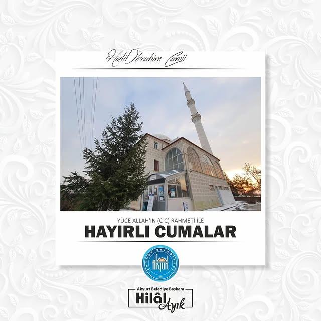 Akyurt Belediyesi'nden Cuma Mesajı