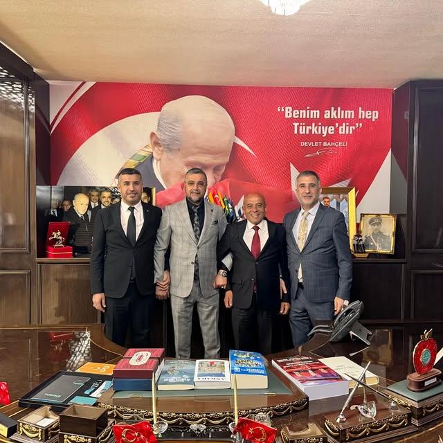 MHP'li Delegeler, İl Başkanı ile İstişare Toplantısı Yaptı