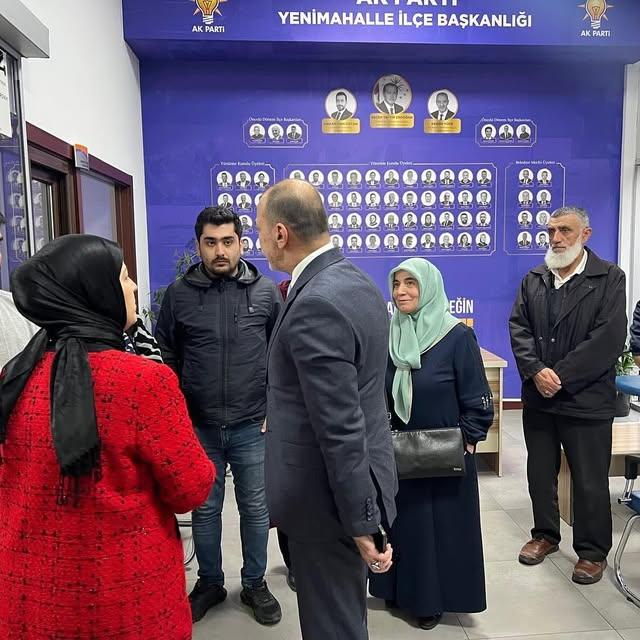 AK Parti Yenimahalle İlçe Başkanlığı, Vatandaşlarla Buluşma Düzenledi