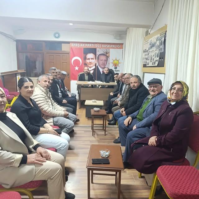 Ayaş AK Parti İlçe Başkanlığı Yönetim Kurulu Toplantısı Yapıldı