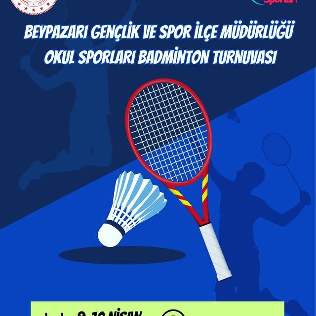 Beypazarı'nda Okul Badminton Turnuvası Başlıyor