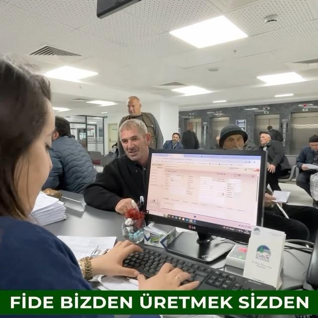 Çubuk Belediyesi'nden Çiftçilere 1 Milyon Fide Desteği