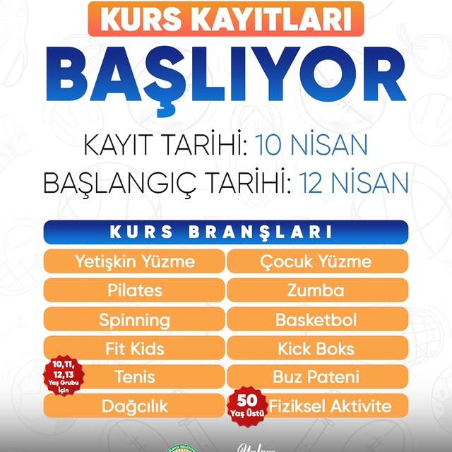 Gölbaşı Belediyesi'nden Yeni Kurs Dönemi Başlıyor: Yetişkinlerden Çocuklara Geniş Kapsamlı Spor ve Aktivite İmkanı