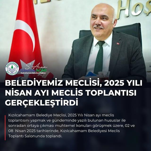 Kızılcahamam Belediyesi Nisan Ayı Meclis Toplantısı Yapıldı