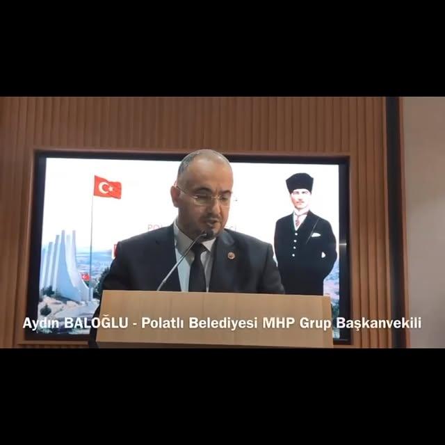 Polatlı Belediyesi'nde Meclis Toplantısında Konuşma