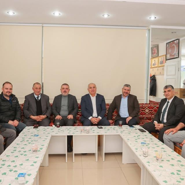 AK Parti Sincan İlçe Başkanı Muhtar Derneğini Ziyaret Etti