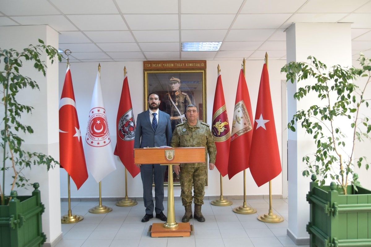Sincan İlçe Sağlık Müdürü Halk Sağlığı İşbirliği Konusunda Generali Bahtiyar'ı Ziyaret Etti