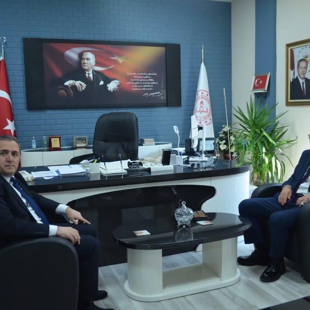 Ayaş İlçe Milli Eğitim Müdürü Zafer Şimşeği Belediye Başkanı Demircioğlu Ziyaret Etti