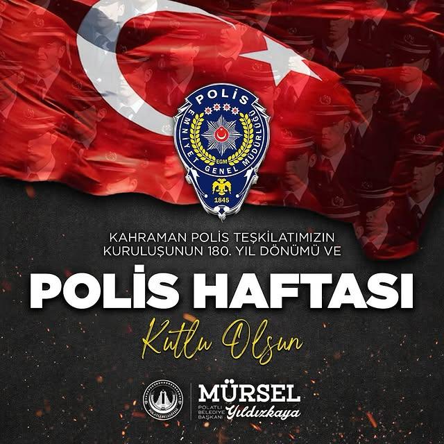 Polatlı Belediyesi, Türk Polis Teşkilatı'nın 180. Yılında Şehitlere Veda Etti