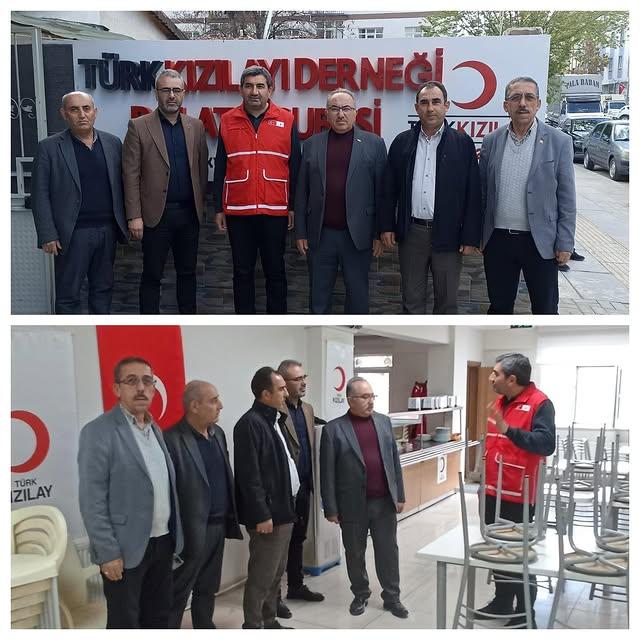 Ak Parti İlçe Başkanı ve Yardımcıları Kızılay Polatlı'ya Hayırlı Ziyaret