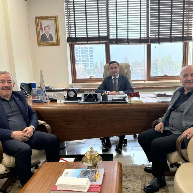 Akyurt Ak Parti İlçe Başkanı ve Yardımcıları Ziyaret Etti