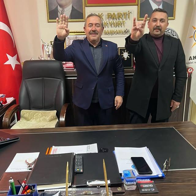 Akyurt MHP İlçe Başkanlığı'na Ak Parti İlçe Başkanı Ziyaret
