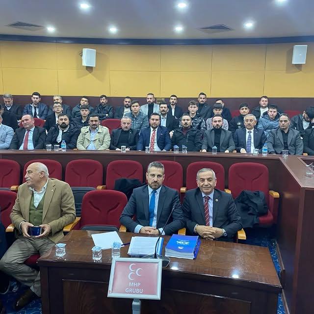 Gölbaşı MHP'li Delegeler Belediye Toplantısında Buluştu