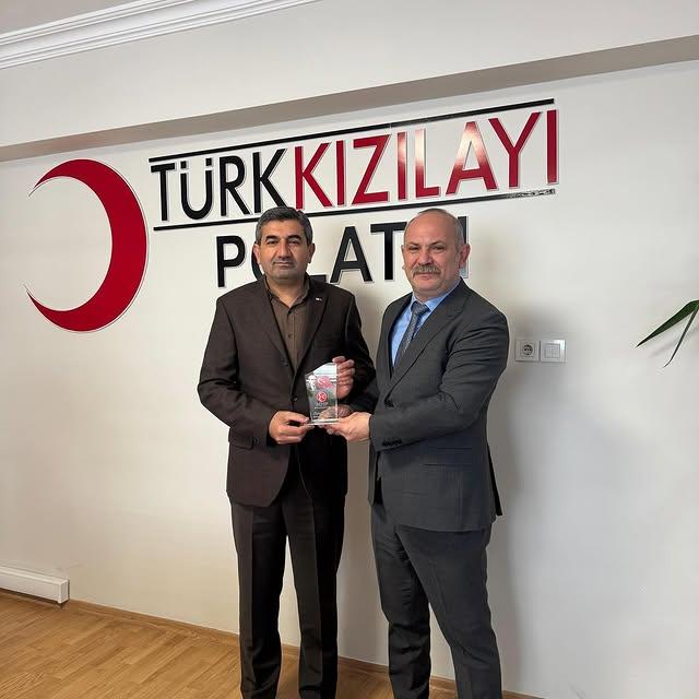 Polatlı MHP İlçe Teşkilatı Yeni Kızılay Başkanı'nı Ziyaret Etti