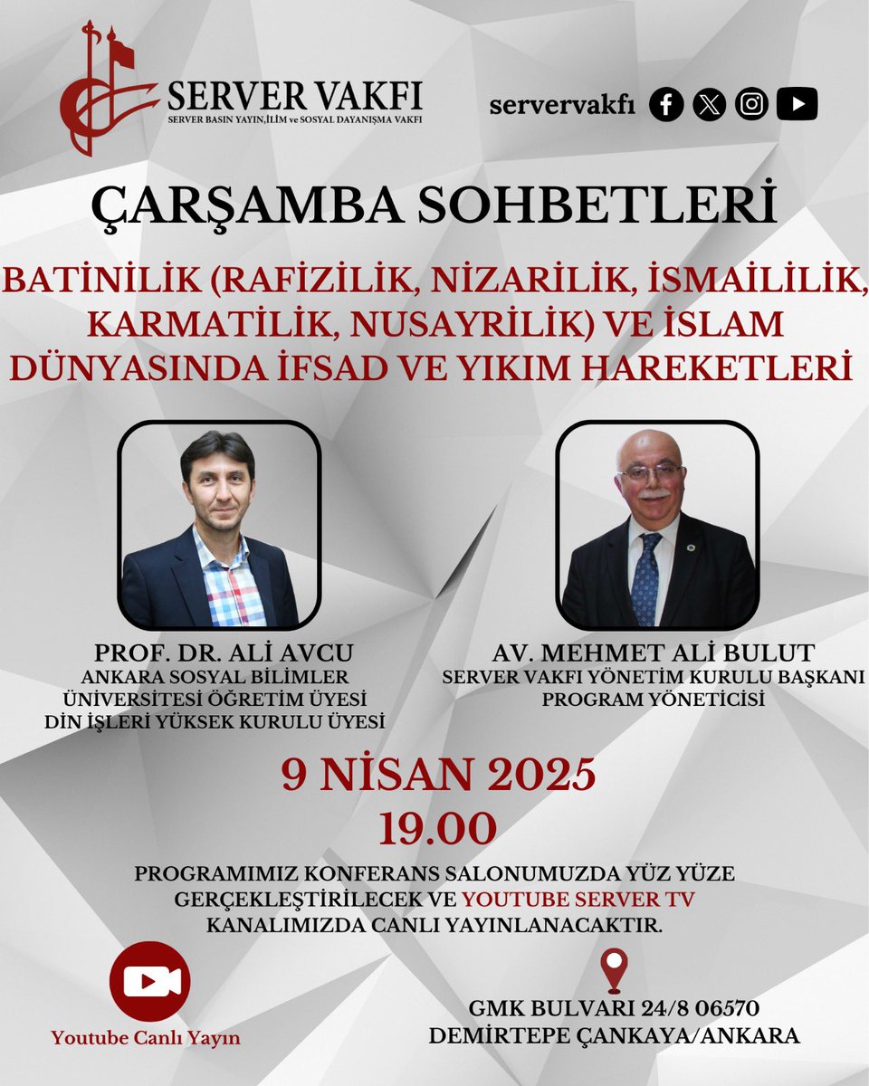 ASBÜ İlahiyat Fakültesi Öğretim Üyesi Batinilik Konulu Seminer Verilecek