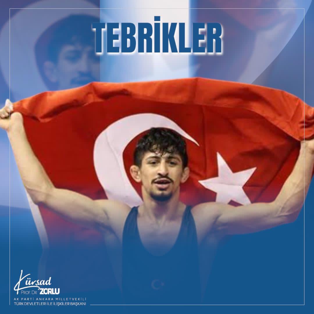 Milli Güreşçi Kerem Kamal Ülkemize İkinci Avrupa Şampiyonluğunu Getirdi