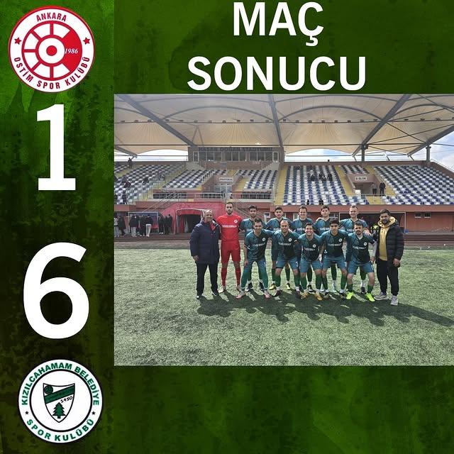 Kızılcahamam Belediyespor, Grup Oyunları Son Maçında Ostimspora Galip Geldi