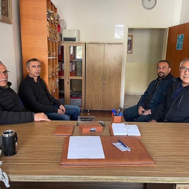 Şereflikoçhisar İlçe Başkanı ve Halkla İlişkiler Başkanı Halk Eğitim Merkezi’ni Ziyaret Etti