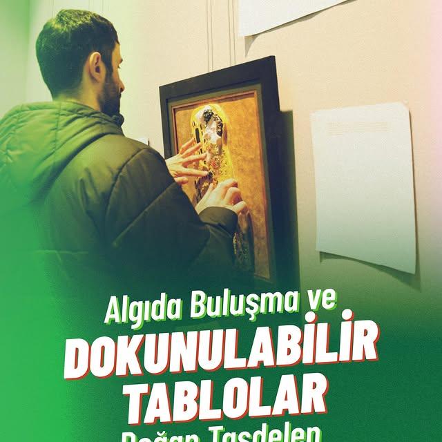Çankaya Belediyesi’nin Algıda Buluşma Sergisi Görme Engelli Sporculara Sanat Deneyimi Sundu