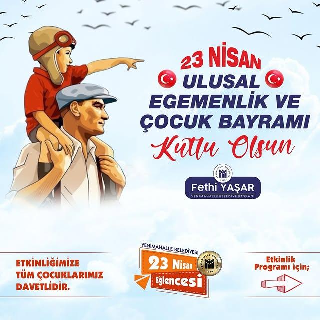 Yenimahalle’de 23 Nisan Coşkusu: Tüm Çocuklar Eğlenceye Davet Ediliyor