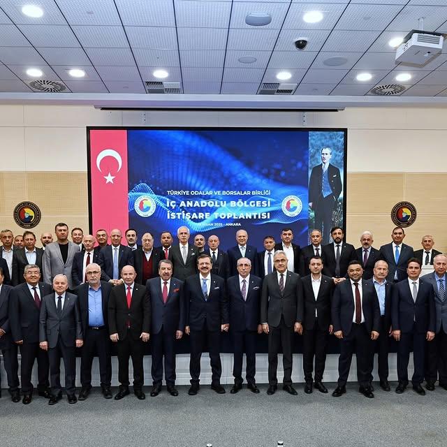 Beypazarı Ticaret Odası Yönetim Başkanı TOBB’da İstişare Toplantısına Katıldı