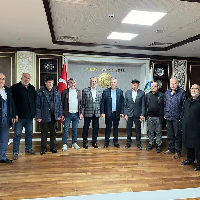 Çubuk Abad Dernekleri Federasyonu, Belediye Başkanı Demirbaş'ı Ziyaret Etti