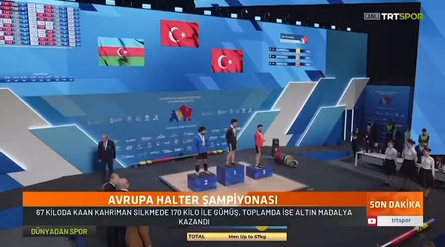 Ankara ASKİ Sporcuları Avrupa'da İstiklal Marşı Okuttu