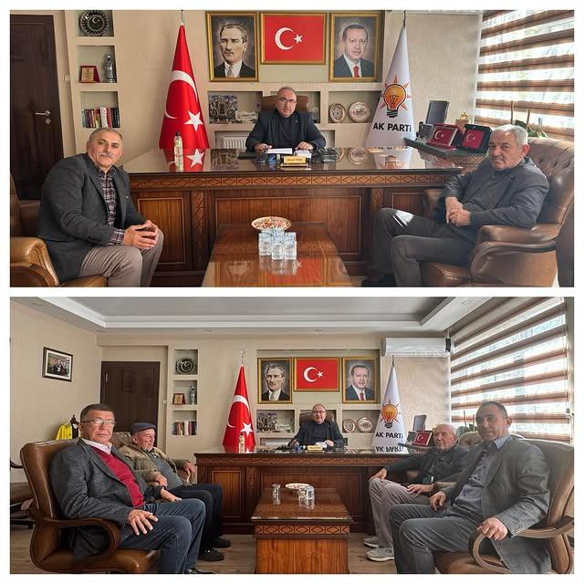 Polatlı'da Ak Parti İlçe Başkanlığı Ziyaretçi Akışı Yaşadı