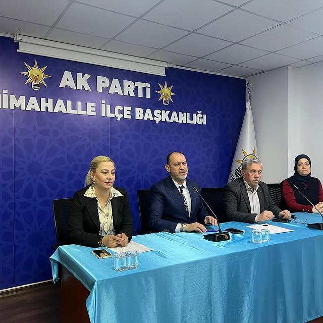 Yenimahalle Ak Parti İlçe Yönetimi Toplantısını Gerçekleştirdi