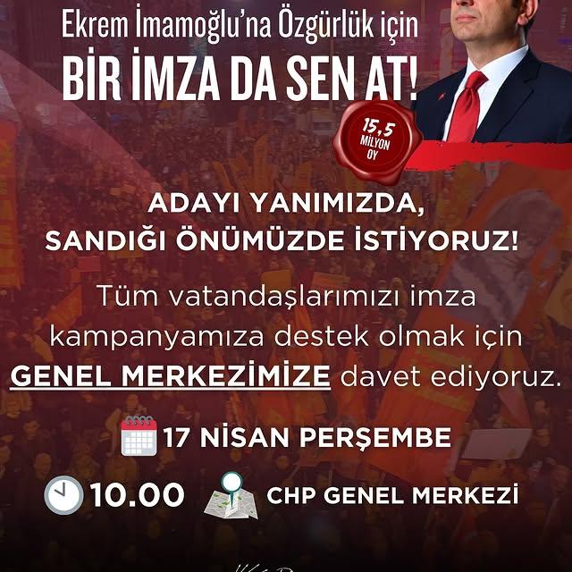 CHP, Seçmenlerin İmzasını Toplayarak Sandıktaki Talebini Güçlendirecek