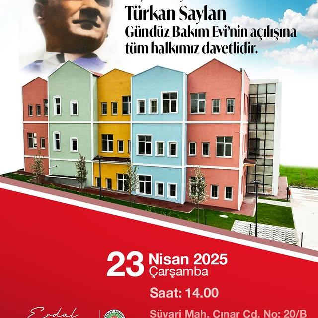 Etimesgut Belediyesi Türkan Saylan Gündüz Bakım Evini Açıyor