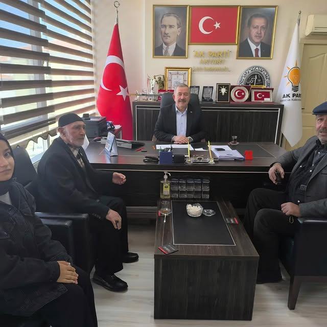 Akyurt Ak Parti İlçe Başkanlığı Şehit Ailelerini Ziyaret Etti