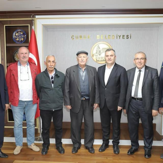 Çubuk Dernekler Federasyonu, Belediye Başkanı Demirbaş'ı Ziyaret Etti