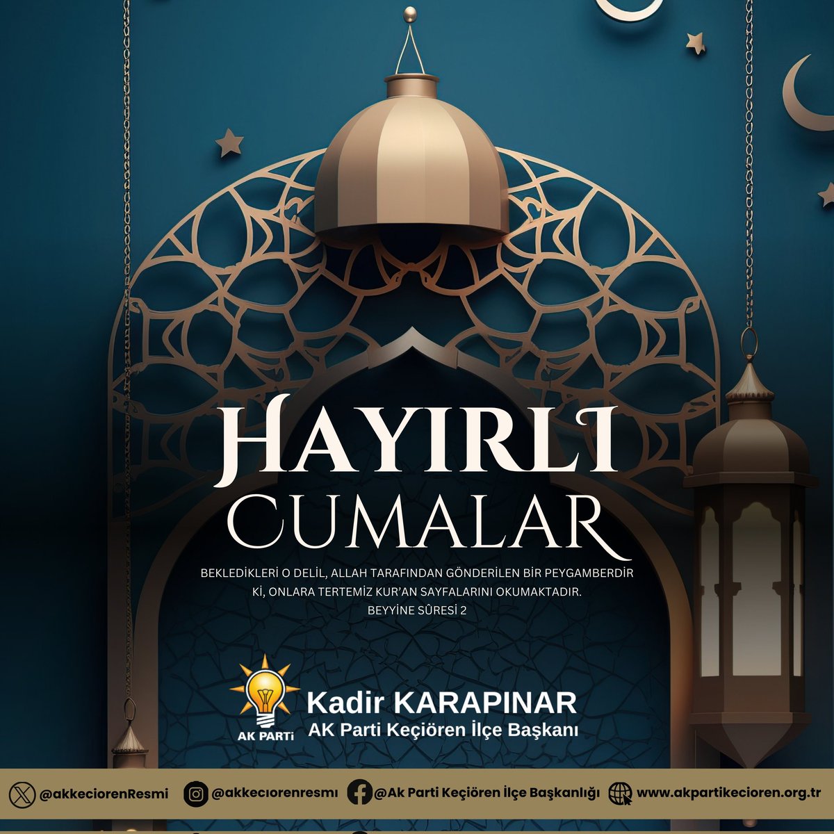Keçiören'de İlginç İfade Paylaşımı: Kur’an-ı Kerim ve Peygamber Meselesi