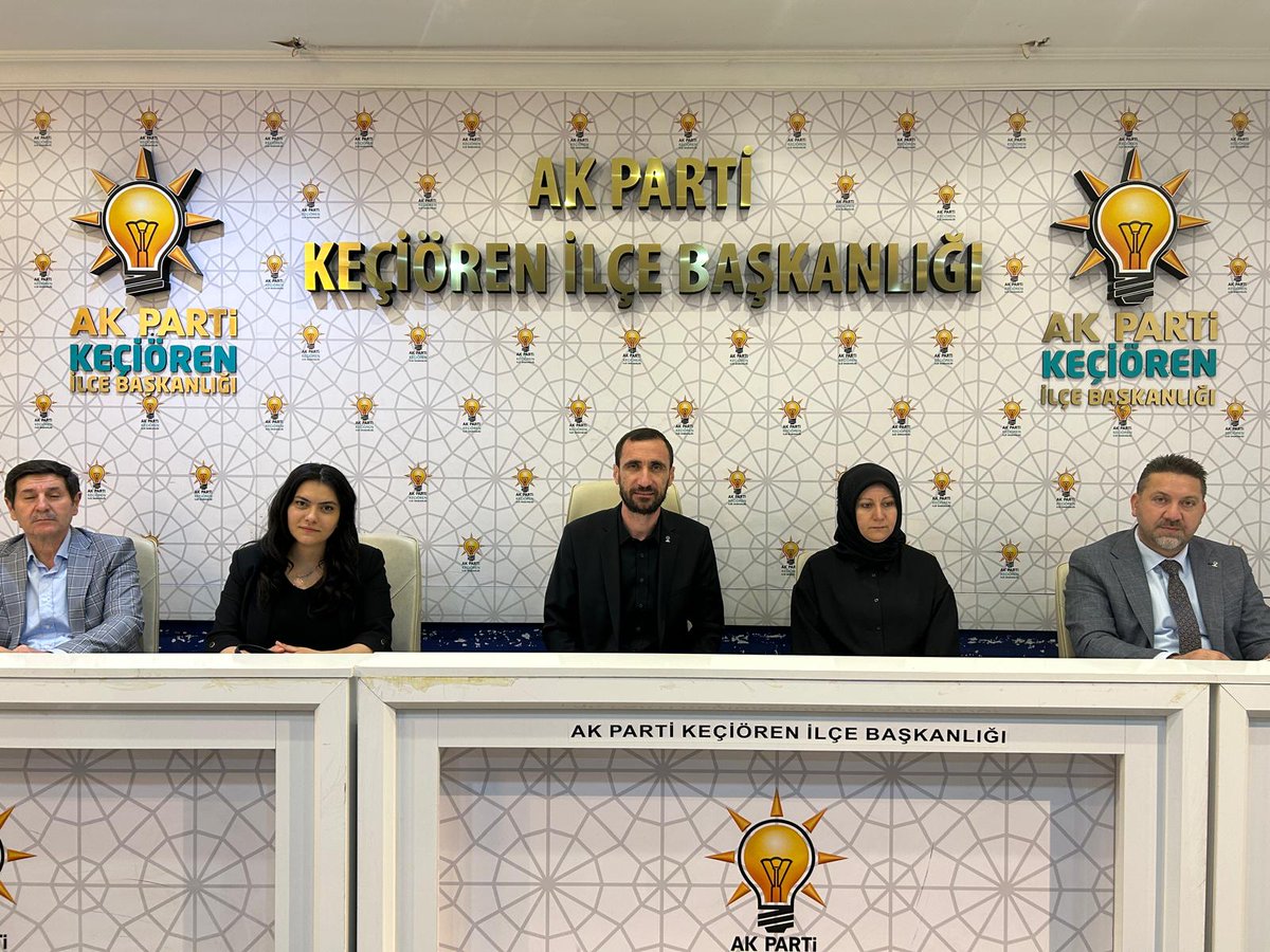 AK Parti Keçiören İlçe Yönetimi Toplantısını Gerçekleştirdi
