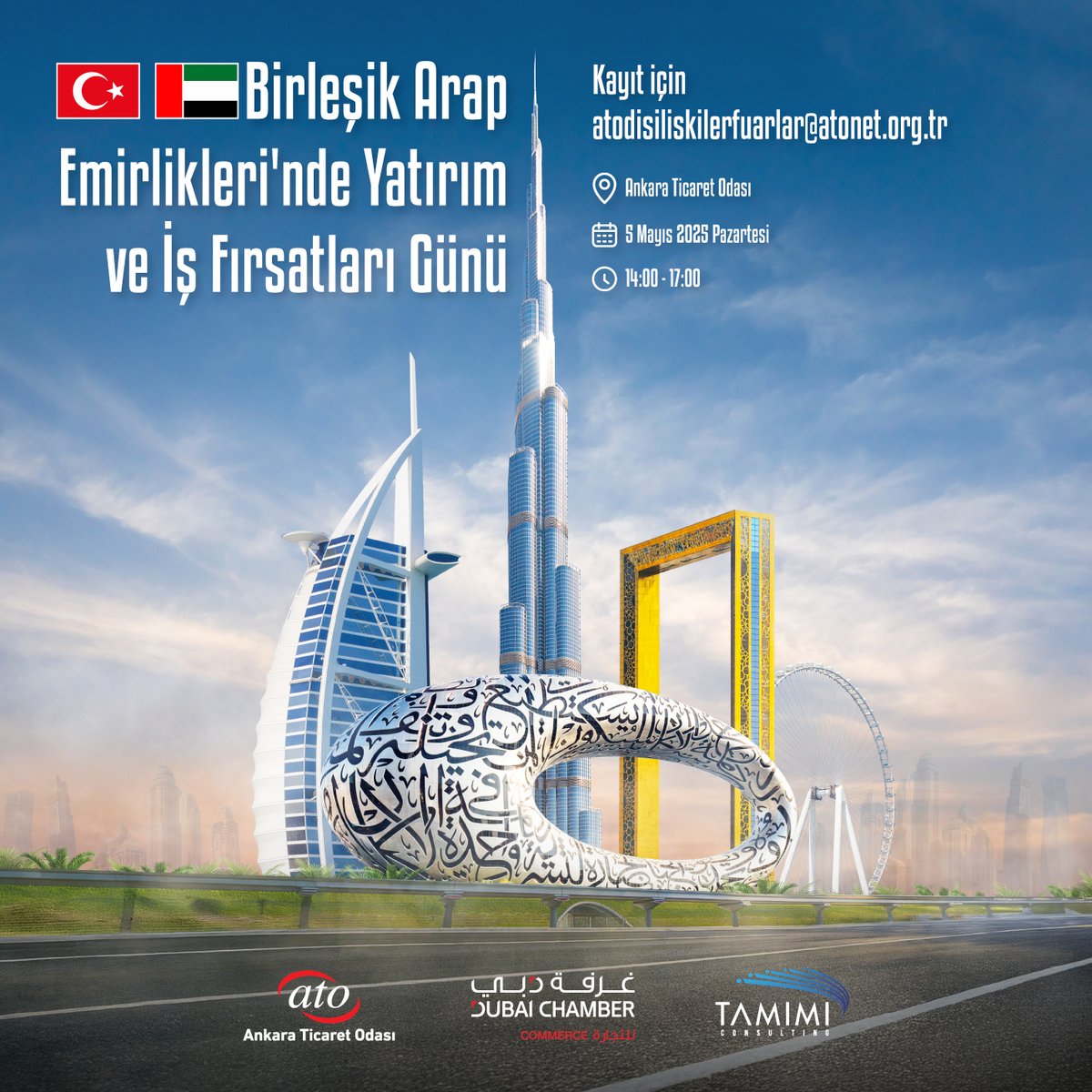 Ankara Ticaret Odası, Dubai ile Yatırım İşbirliğini Artıracak Etkinlik Düzenleyecek
