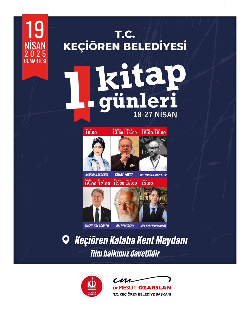 Keçiören'de Kitap Günleri Etkinlikleri Başlıyor