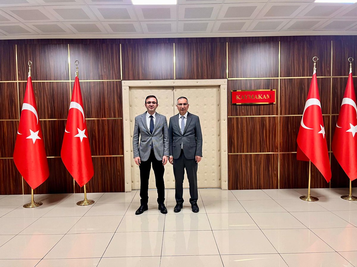 Ankara Sanayi Müdürünün Kaymakama Ziyareti