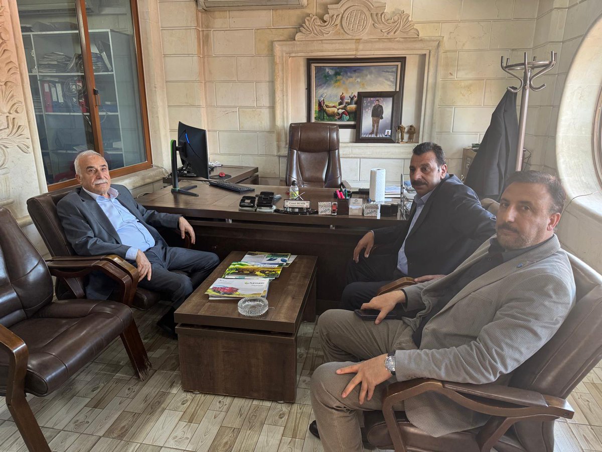 Ankara Milletvekili Aydın, Şanlıurfa İş Adamı Demir’i Ziyaret Etti
