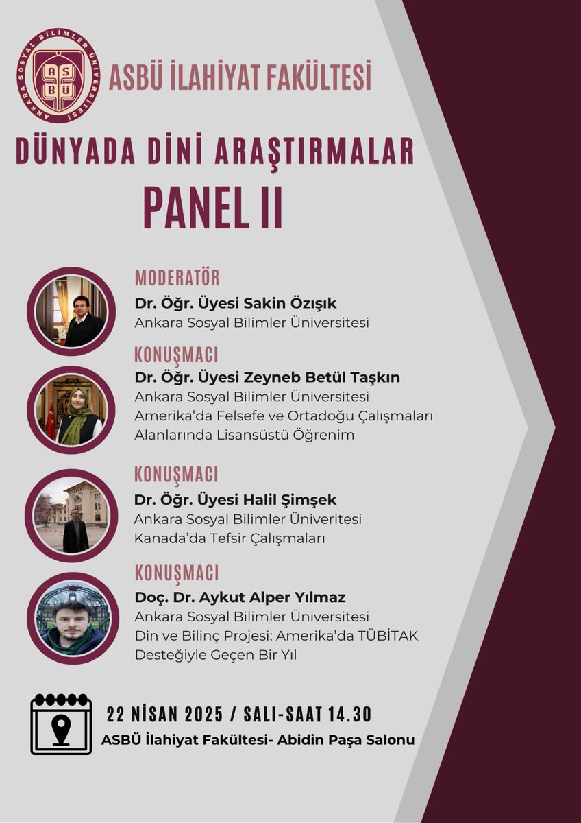 Ankara Sosyal Bilimler Üniversitesi’nde Dini Araştırmalar Konferansı