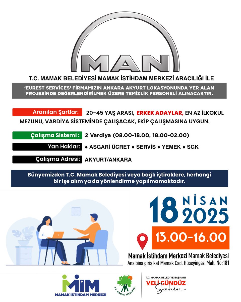 Mamak Belediyesi ile Eurest Services Ankara'da İş Aşamaları Başladı